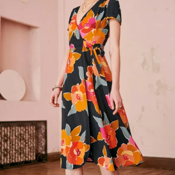 Sezane amber dress best sale